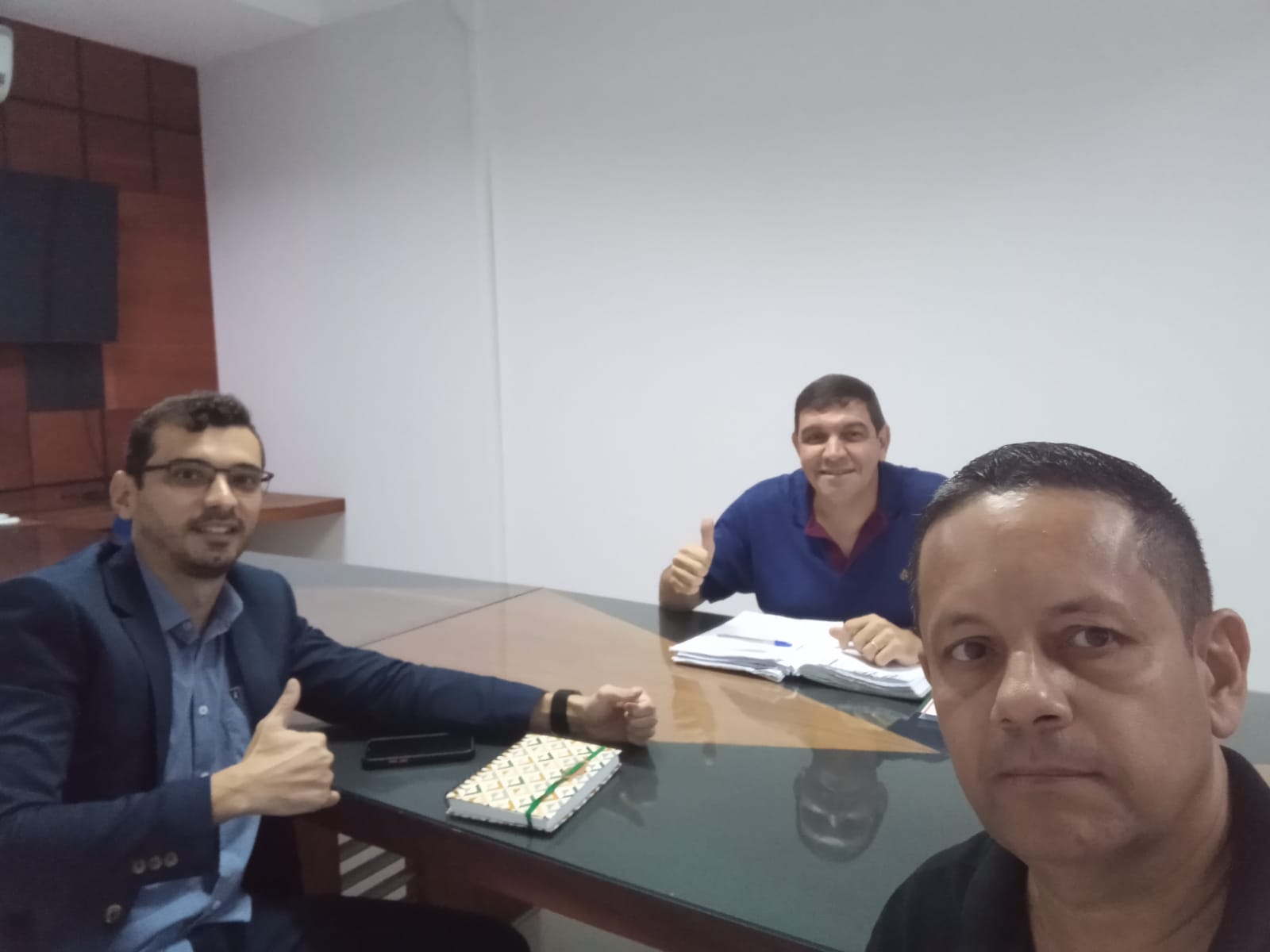 Transitores da segurança pública municipal da futura gestão Flavia e Tião (PL) se reuniram com secretário de defesa civil social de VG