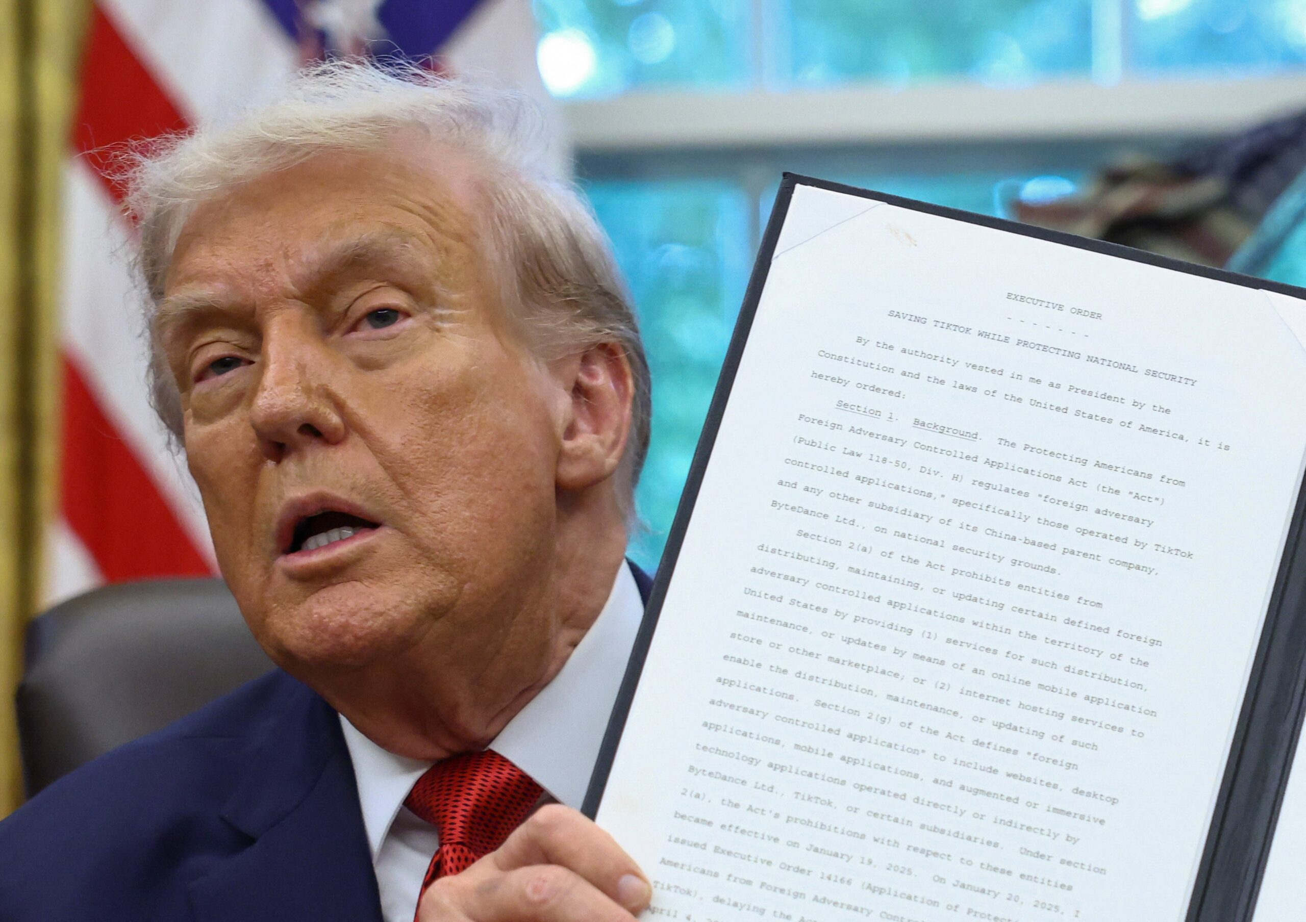 Trump assina decreto que abre caminho para venda do TikTok nos EUA; nova empresa é avaliada em US$ 14 bilhões