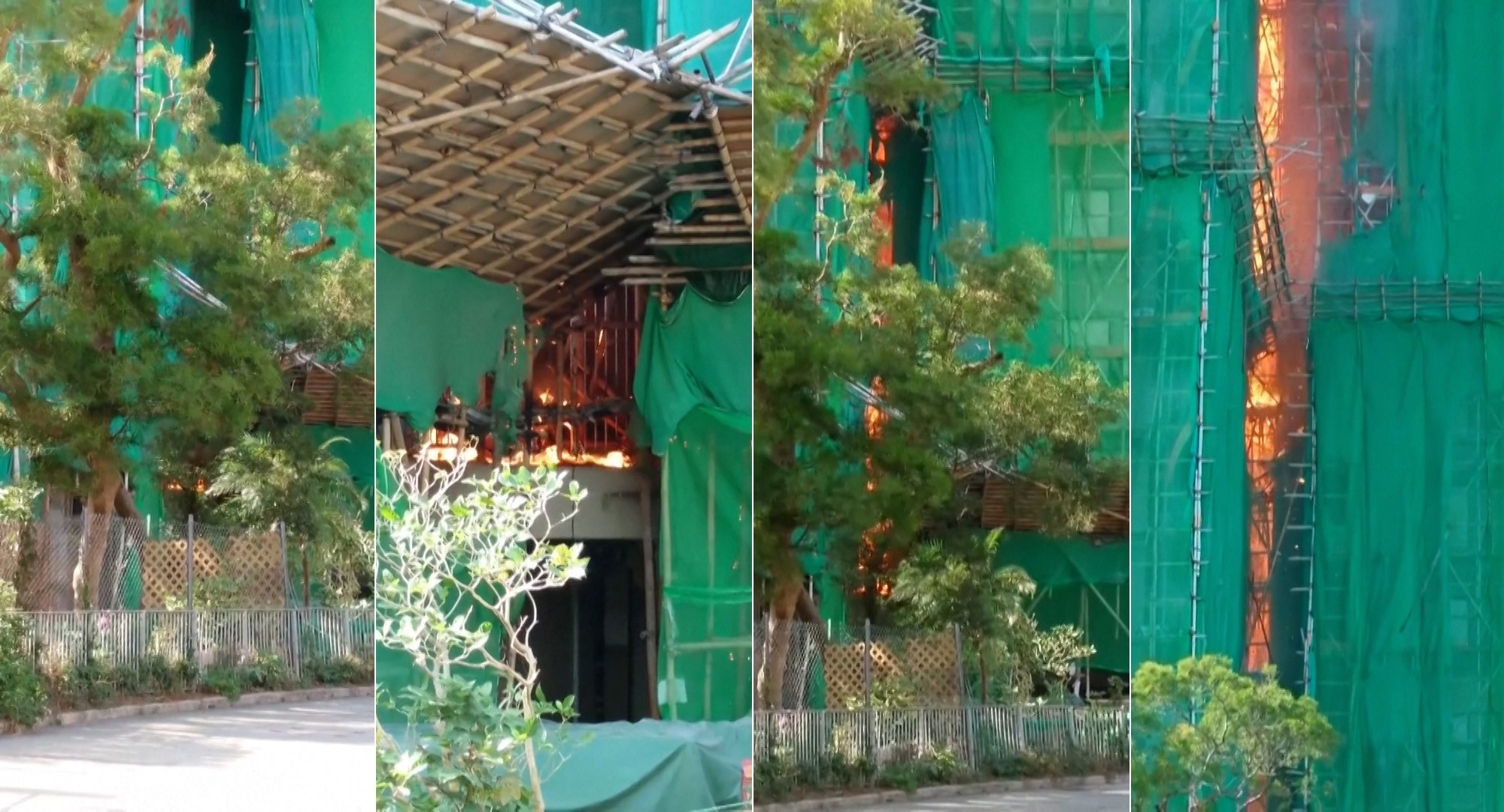 Incêndio em Hong Kong: VÍDEO mostra início do fogo e rápida propagação das chamas