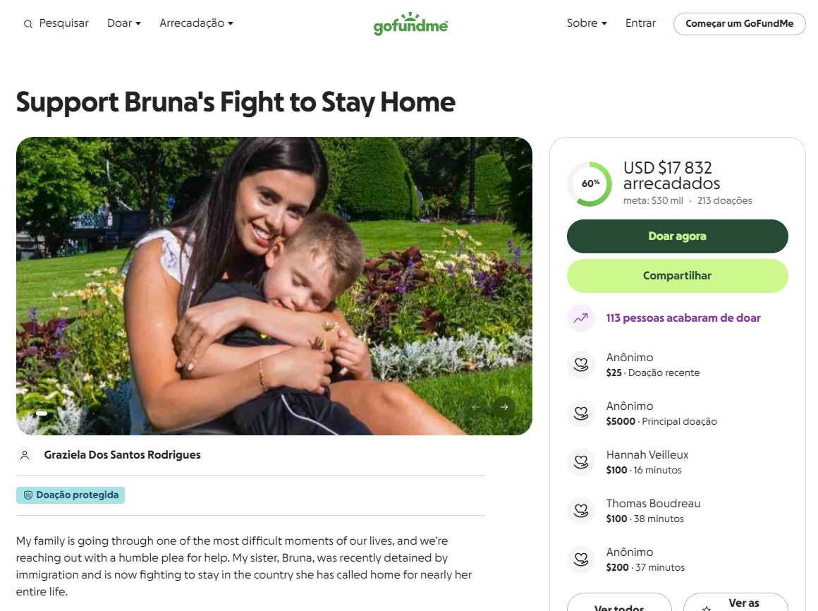 Brasileira que é mãe do sobrinho da secretária de imprensa de Trump é detida pelo ICE nos EUA